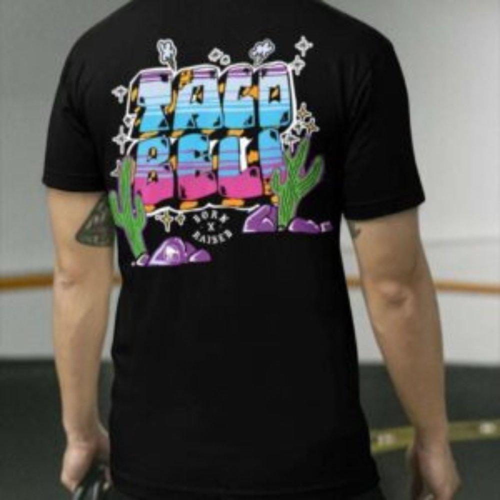 Taco Bell Born X Raised Unisex Tee, Taco Bell Graphics Unisex T-shirt